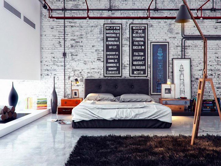 Design industrial em apartamentos