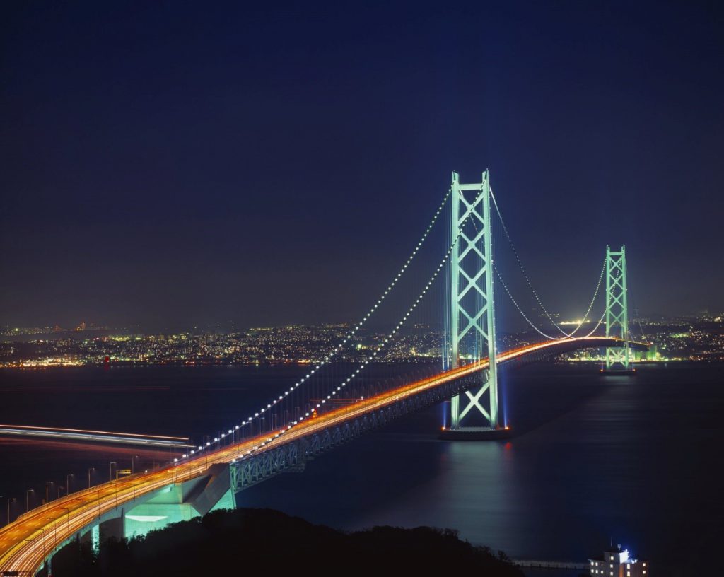 Grande vão - Ponte Akashi-Kayko