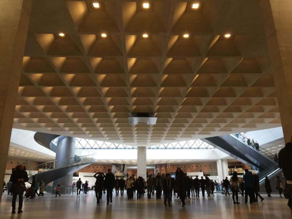 Laje nervurada pelo mundo: Museu do Louvre