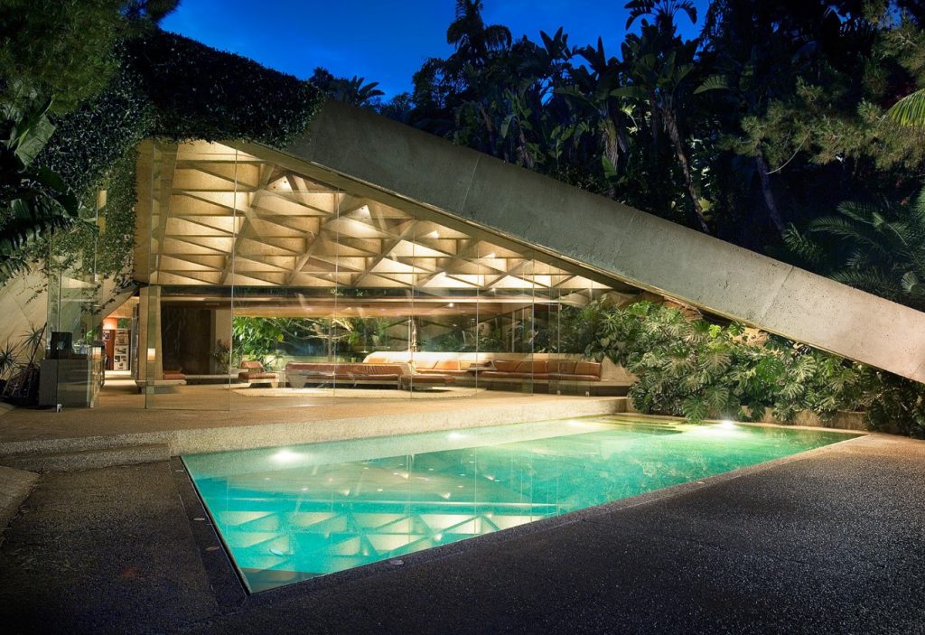 Laje nervurada pelo mundo: Sheats-Godstein Residence