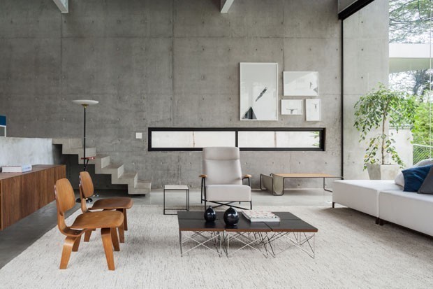 Concreto Aparente Decoração Contemporânea