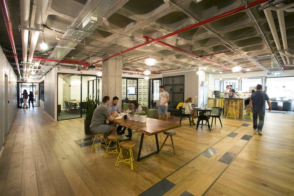Laje Nervurada Aparente - We Work Tel Aviv