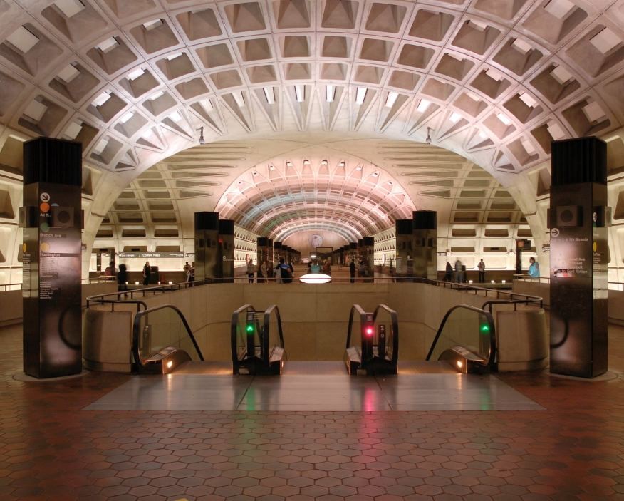 Washington Metro em Laje Grelha