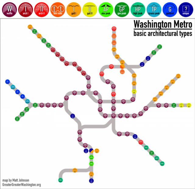 Laje nervurada pelo mundo - estilos do Washington Metro