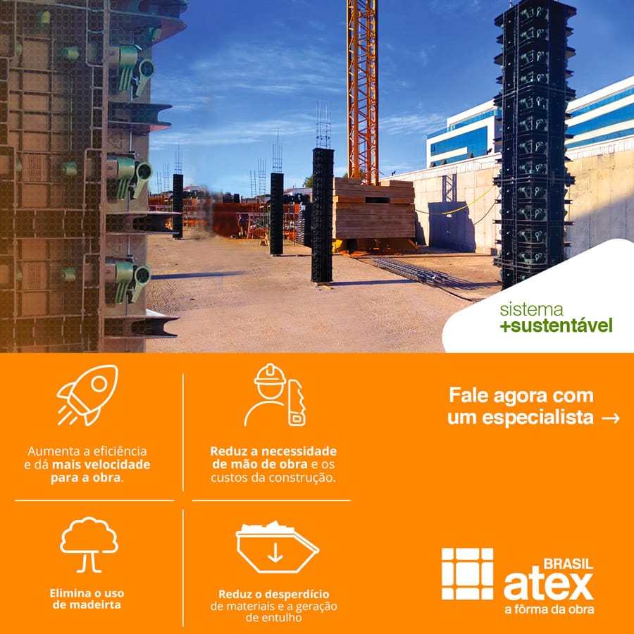cta atex a fôrma da obra