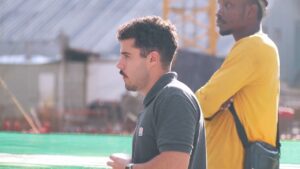 Equipe no canteiro de obras durante o treinamento do Sistema Alumatex na Semana da Qualidade da EPO Construtora