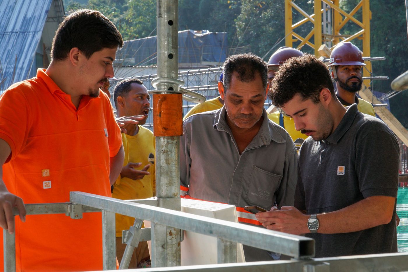 Treinamento Atex de escoramento no canteiro